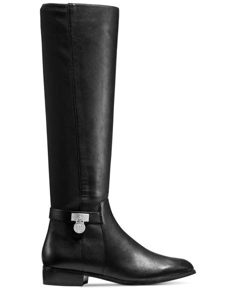 michael kors hamilton tall boot black size 8|Michael kors hamilton boots + FREE SHIPPING .